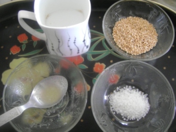 Ingredients for Infant Porridge
